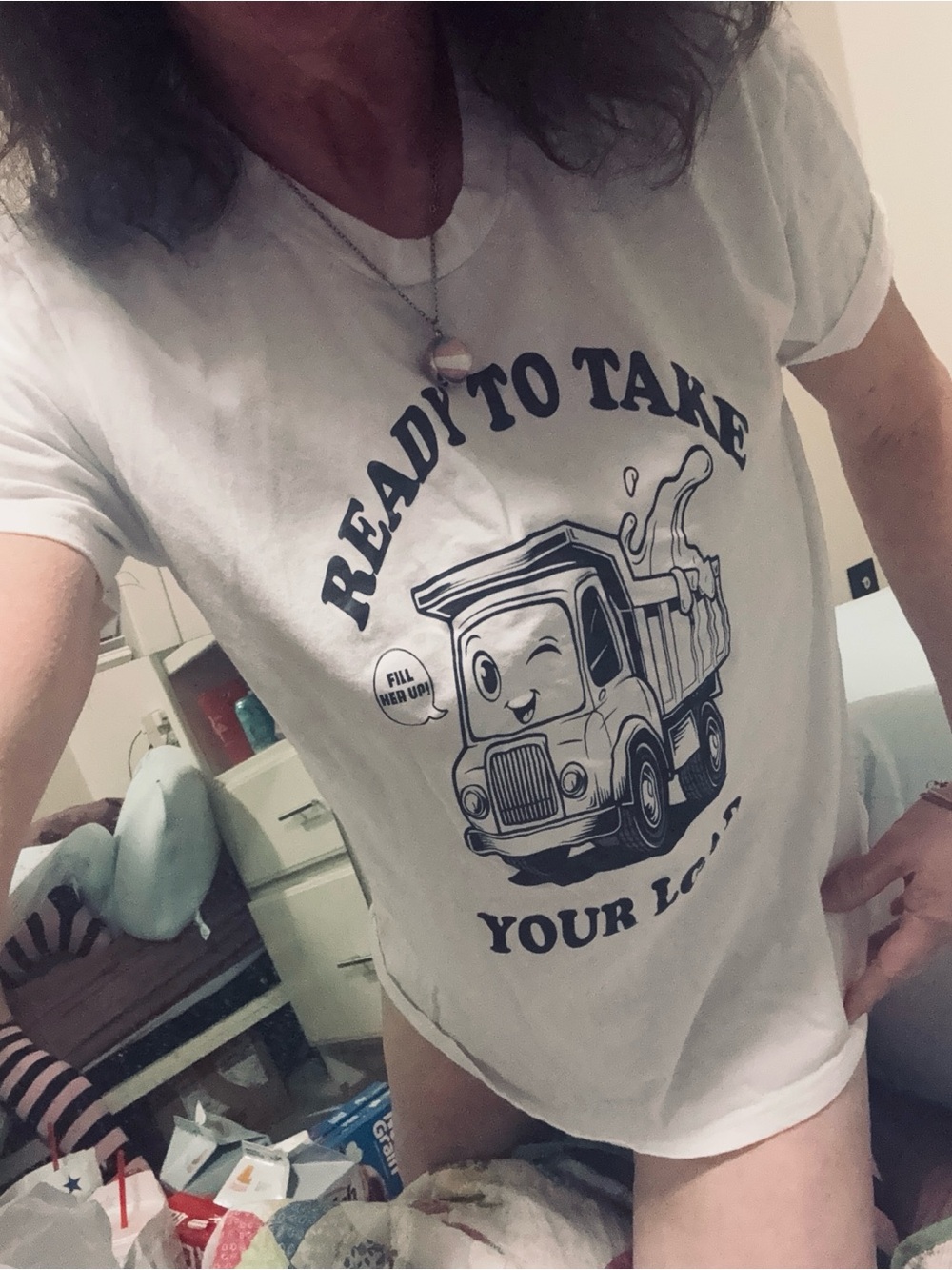 White Graphic Short Sleeve Tee